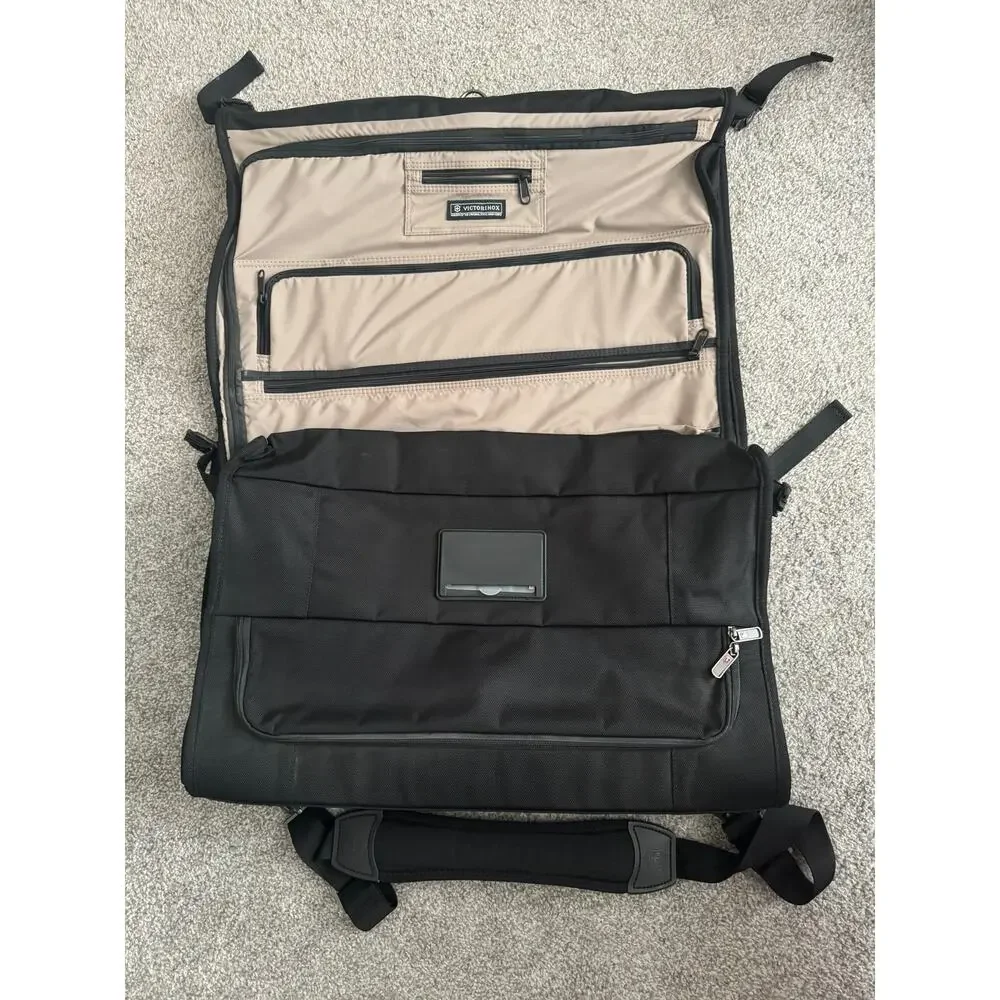 Victorinox Swissgear Strap Garment Bag Black Canvas Travel